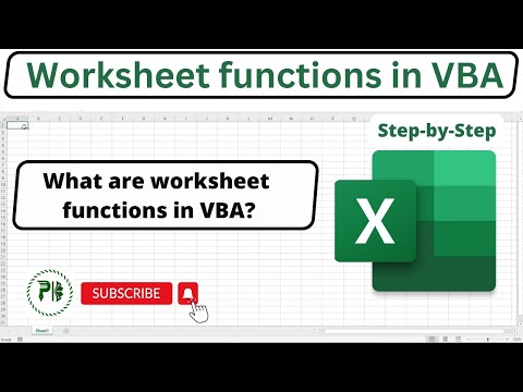 Excel VBA Course: Use Worksheet Functions in VBA | Excel VBA Free Course