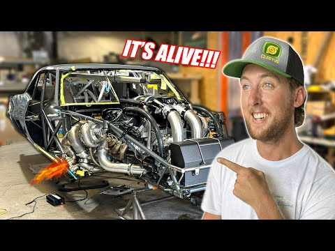 Project "Eagle" First Fire Up! (5,000 Horsepower Proline Hemi)