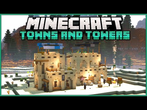 Towns & Towers, An Overhaul to Villages & Pillager Outposts | Minecraft 1.18.2 Datapack Spotlight