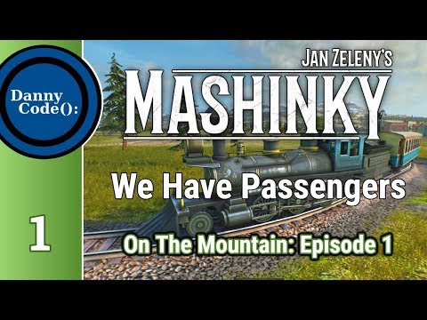 Mashinky: The Mountain Ep 1 - We Have Passengers! [Gameplay - Signal Tutorial - Let's Play]