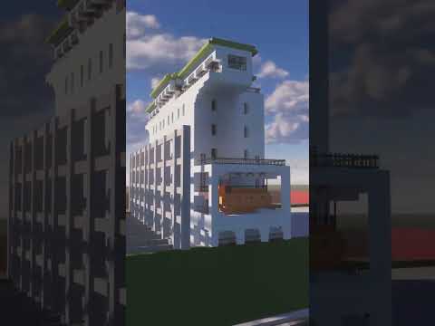EPIC Minecraft Cargo Port Build!!
