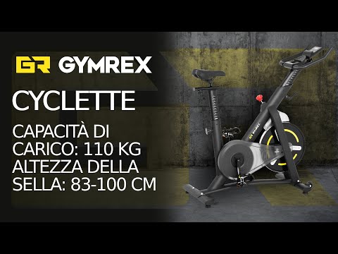 Video - Cyclette - Massa volanica 13 kg - LCD