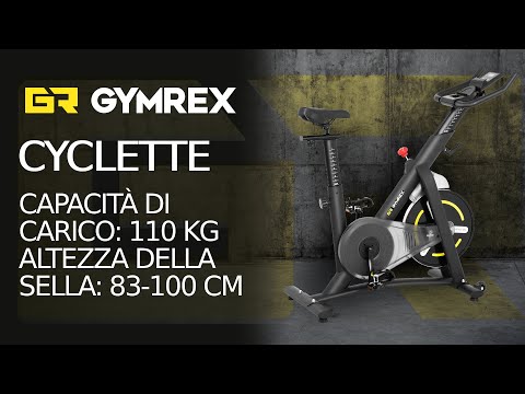 Video - Cyclette - Massa volanica 13 kg - LCD