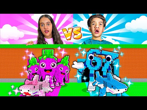 CHICOS vs CHICAS en DOS FILAS en Steal a Brainrot! ANGI FIRE y KABRITA