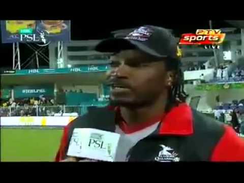 Don't blush baby Chris Gayle version 2