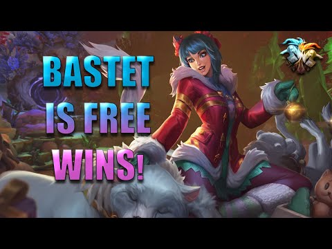 BASTET IS SUCH FREE WINS! - Grandmasters Ranked Duel - SMITE