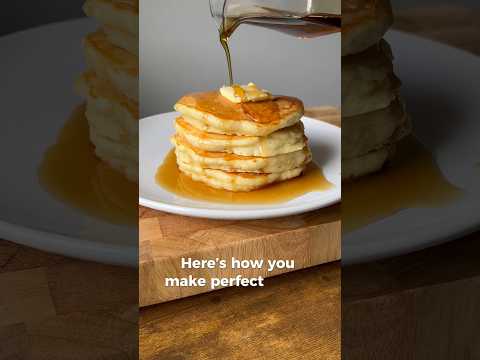 FLUFFY HOMEMADE PANCAKES🥞#pancake #recipe #food