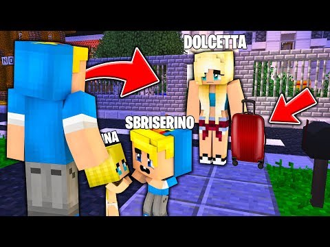DOLCETTA PARTE PER LAVORO?! - Famiglia di Minecraft #2