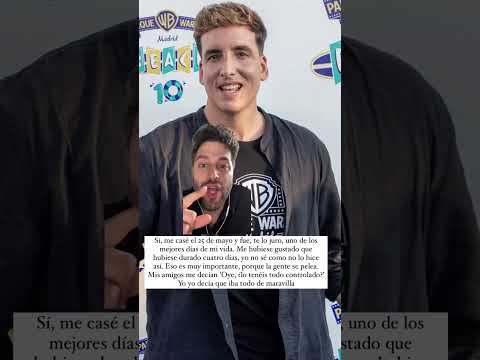 Xuso Jones habla de su boda secreta con un chico: un anestesista