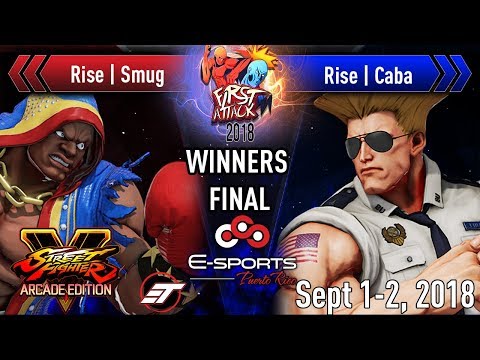 [ESP] FA2018 - SFV Winners Final - Rise | Smug VS Rise | Caba