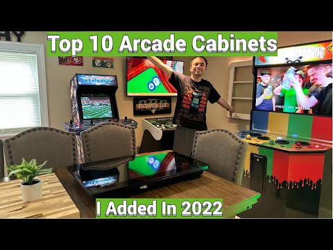 My Top 10 Arcade Cabinets I Added To My Collection In 2022 - Arcade1up, Buck Hunter, Pinball, + More