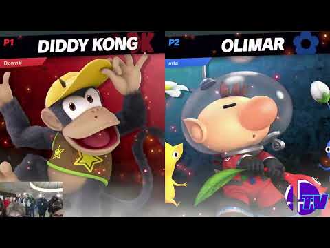 EugeneBound 3 Pools - MFA (Olimar) Vs. Beastly (Diddy Kong) - SSBU Tournament