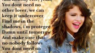 Selena Gomez - Undercover (LYRICS ON SCREEN!)