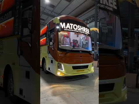 Factory Fresh | Matoshree’s | BharatBenz 1824 13.5M | Damodar Spider AC Sleeper #shorts #viral #bus