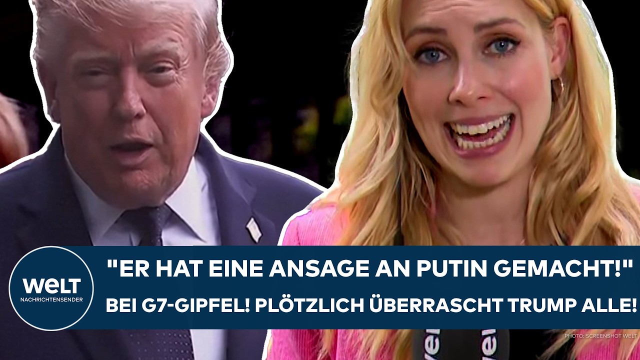 UKRAINE-KRIEG: "Er hat eine Ansage an Putin gemacht!" Bei G7-Gipfel! Plötzlich überrascht Trump alle