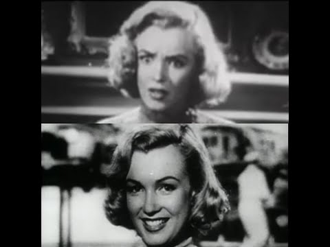Marilyn Monroe Footage 1950  -  Screen Test and Television Commercial