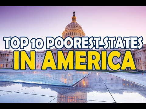 top 10 poorest states in america
