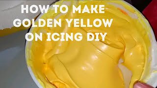 Download lagu HOW TO MAKE GOLDEN YELLOW ON ICING DIY... mp3