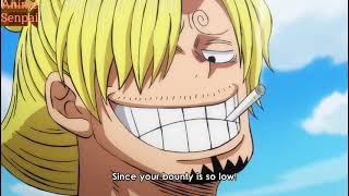Sanji Teases Zoros Low Bounty 😂 One Piece