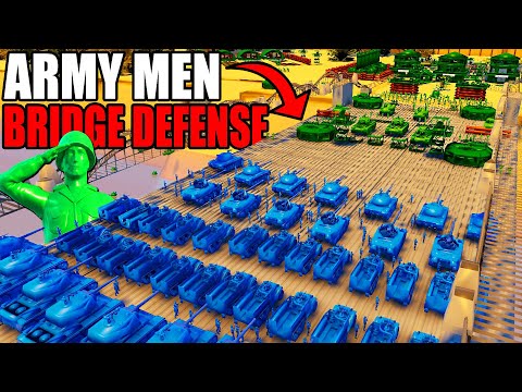 Largest Army Men BRIDGE FORTRESS Defense VS TOY INVASION?! - Attack on Toys: New Update