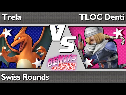 DBA1 Smash 3DS - Trela (Charizard) vs TLOC Denti (Sheik) - Swiss Rounds