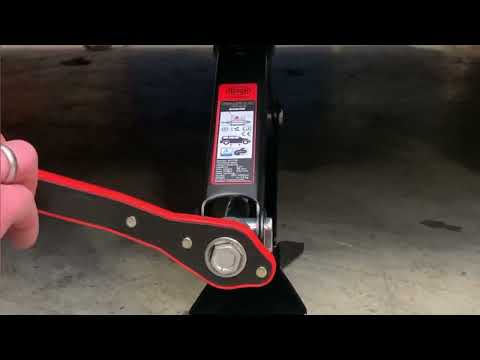 Easy and Fast Way To Lift Your Car Heyner Scissor Jack With Ratchet
