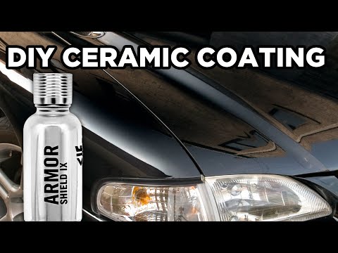 Review + How To: Avalon King Shield Armor IX Ceramic Coating on Old Neglected Black Paint - DIY