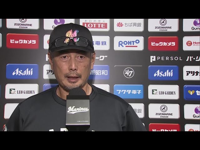 8月13日 千葉ロッテマリーンズ・吉井理人監督 試合後インタビュー