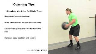 72. Standing Medicine Ball Side Toss
