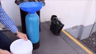How to change resin in a DI vessel....