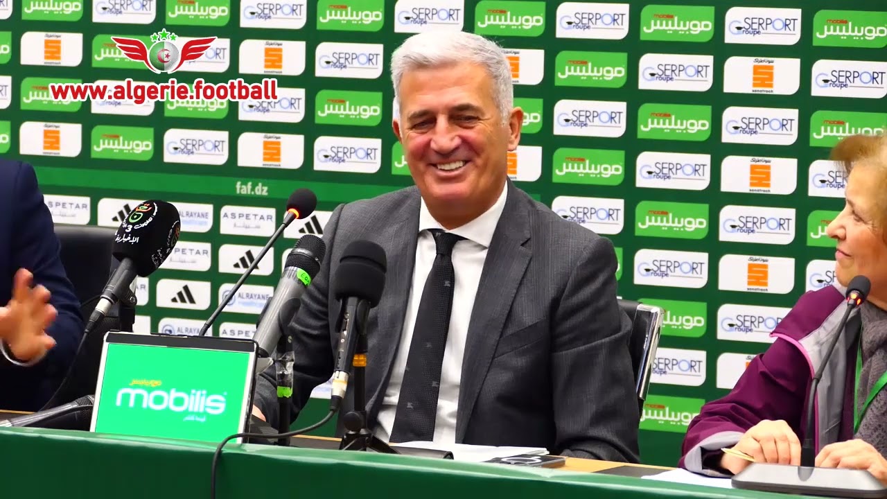 EQUIPE D'ALGERIE : Point de presse de Vladimir PETKOVIC au stade de Baraki ( 2) - VIDEO