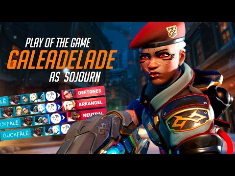 IS SOJOURN THE BEST DPS? GALE ADELADE! POTG! [ OVERWATCH 2 TOP 500 SEASON 4 ]