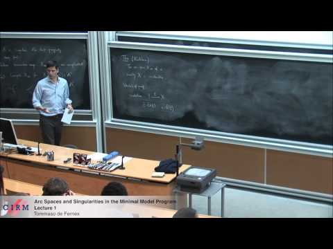 Tommaso de Fernex:  Arc spaces and singularities in the minimal model program - Lecture 1