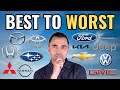 Expert Ranks Every Car Brand BEST To WORST For Reliability