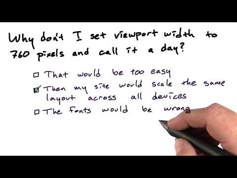 Welcome Mobile Web Development