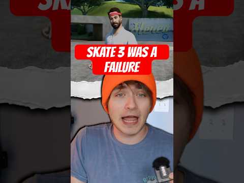 Skate 3 Was A FAILURE #skate #skate3 #videogames #tonyhawk #tonyhawkproskater