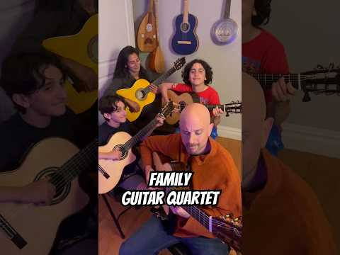 Family Guitar Quartet #shorts
