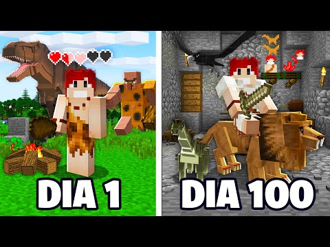 SOBREVIVI 100 DIAS NA ERA DA PEDRA - PRIMALCRAFT O FILME