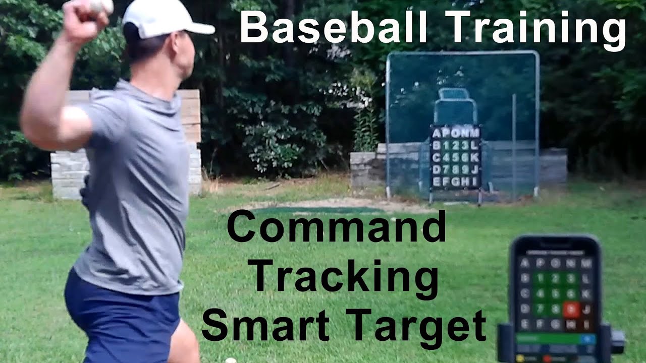 Pitching Command Training Demo with Command Trakker - Baseball Smart Target