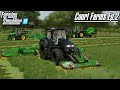 Court Farms Ep 2 Mowing Making Silage Bales Farming Simulator 22