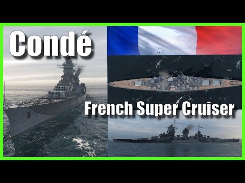 French Cruiser Condé Marine Nationale World of Warships Wows Replays