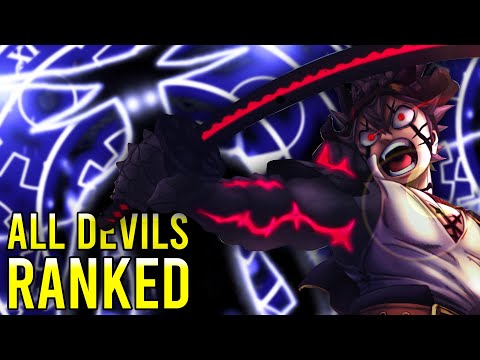 All Devils RANKED and EXPLAINED (Black Clover)