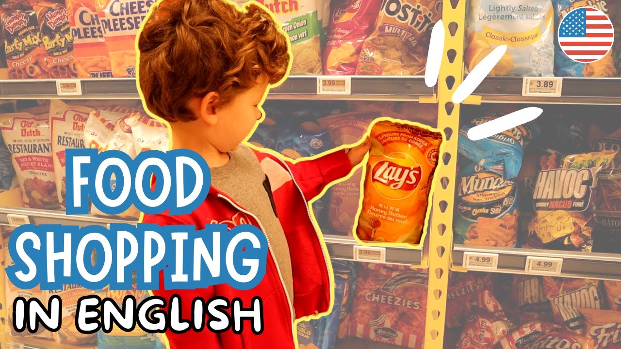 Speak Natural English: FOOD Shopping 🛒🥫🍞