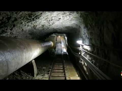 Standseilbahn 1904.04 Vernayaz Miéville Fenster 2 - Lac de Salanfe Talfahrt Teil 2