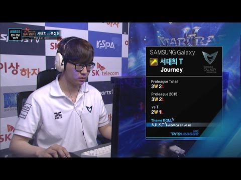 [SPL2015] Journey(Samsung) vs MMA(SBENU) Set2 Vaani Research Station -EsportsTV, Starcraft 2