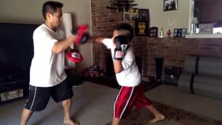 EFS Training - Triston 'The Limb Snatcher' Eugenio (Boxing-Pad Work)