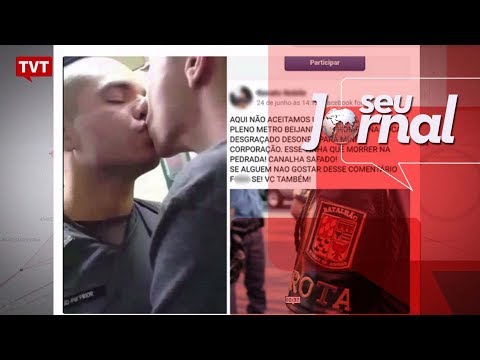 "Se fosse um casal hétero o vídeo nem seria feito" diz policial militar