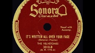 The Velvetones - It&#39;s Written All Over Your Face