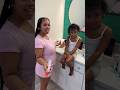 Dad Throws Water On Mom Doing Daughters Hair Shorts