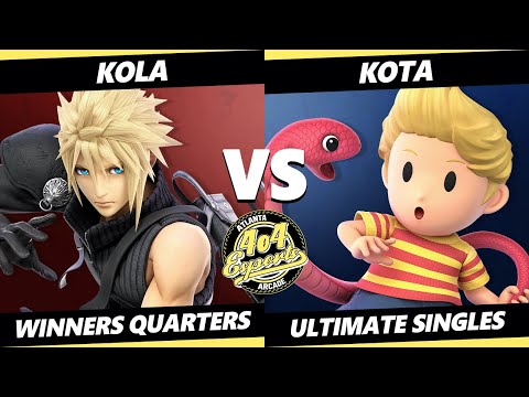 4o4 Smash Night 20 Winners Quarters - Kola (Cloud) Vs. Kota (Lucas) - SSBU Ultimate Tournament